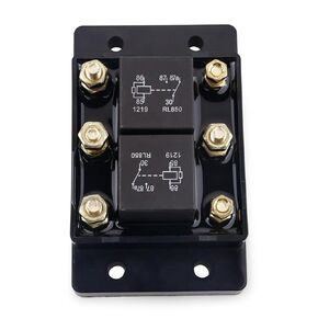 5541100 Forward and Reverse Relay Module compatible with Tarp and Winch Motor Snow Plow and Lift 12V Module Six Terminal Replace for 5541100 ATP0110