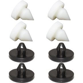 8PCS Brake Pedal Stop Pads, Brake Switch Stopper, Rubber Brake Light Switch Stopper Automotive Clutch Pedal Stopper, Compatible with 90541-06036 46505-SA5-000