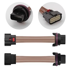 كابل تسخير الأسلاك التلقائي 16 دبوس من TECTICO 33472-1606، موصل كهربائي مقاوم للماء، مجموعة قابس موصل الأسلاك الكهربائية للسيارات، حزمة من 2