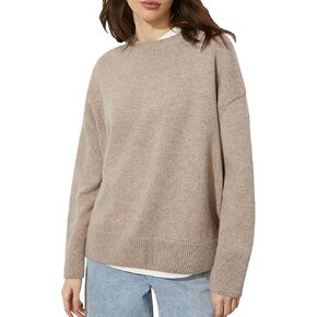 Sweaters for Women Soft Knit Sweater Crewneck Pullover Basic Lightweight Sweaters Trendy Fall Winter 2024
