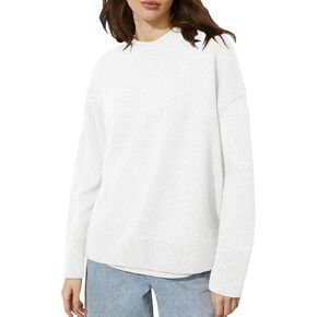 Sweaters for Women Soft Knit Sweater Crewneck Pullover Basic Lightweight Sweaters Trendy Fall Winter 2024