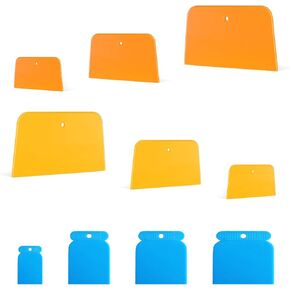 10 Piece Body Filler Spreader Set 2,3,4, 5, & 6 Inch Automotive Spreaders Auto Body Spreader for Applying Fillers, Putties, Glazes or Caulking Agents Car Body Maintenance US212