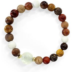 سوار خشبي مطرز للرجال والنساء أساور بوهيمية للنساء مجوهرات للرجال والنساء سوار مطاطي مطرز بالخشب in Kuwait