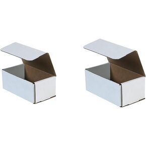 AVIDITI Shipping Boxes Small 7"L x 4"W x 3"H, 50-Pack | Corrugated Cardboard Box for Packing, Moving and Storage