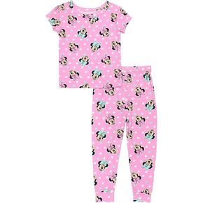 Disney Minnie Mouse Toddler Girls Short Sleeve Viscose Pajama Set