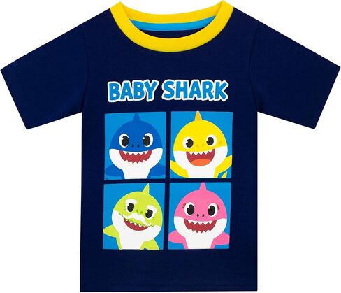 بيجامة Pinkfong للأولاد بيجامة Baby Shark باللون الأزرق 4 in Kuwait