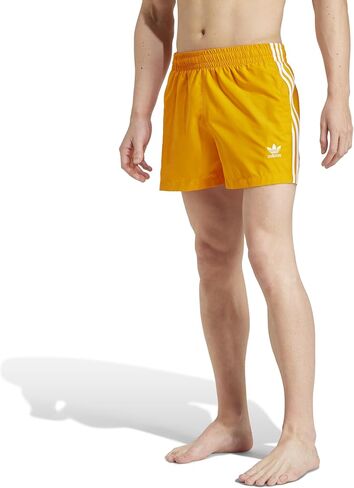 adidas Men's Standard Adicolor 3-Stripes Length Swim Shorts in Saudi Arabia