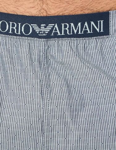 Emporio Armani Men's Yarn Dyed Striped Long Pyjamas Pants in Saudi Arabia