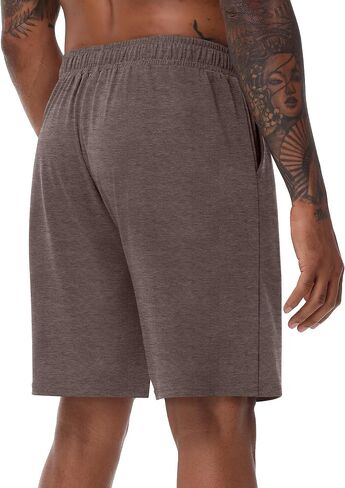 Neer 3 Packs Men's Pajama Shorts with Pockets Drawstring Soft Sleeping Shorts Lightweight Comfy Sleep Pants Lounge Bottoms in Saudi Arabia
