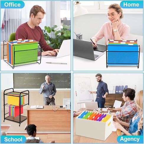 30 حزمة من مجلدات الملفات المعلقة، مجلدات ملفات بحجم الحروف مع علامات تبويب قابلة للتعديل، ألوان متنوعة مصممة للملفات الضخمة، المخططات الطبية، ابق منظمًا لمنزلك ومكتبك in Kuwait