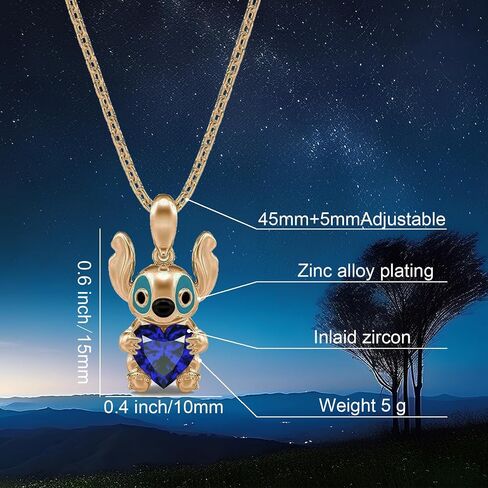 2024 Best Friend Necklace, Star Baby Necklace, Jewel Heart Necklace in Saudi Arabia