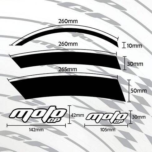 17" Wheel Rim Decals Wheel Stickers Compatible with MT-07 MT-09 MT-10 FZ07 FZ09 FZ10 YZF R7 R6 YZF R1 1000 Tracer XSR 900 18 19 20 21 22 White in Saudi Arabia