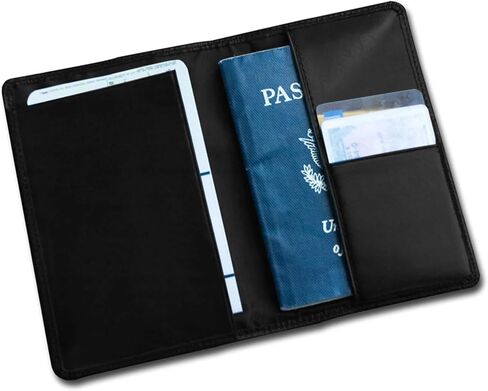 Dacasso Office Includes Two Black Leather Luggage Tags, 1 Passport Holder and 1 Sleep mask in Saudi Arabia