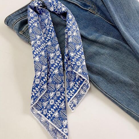 2 Pack Cotton Bandana Headband for Men & Women, Head Wrap, Protective Coverage, Hair Neck Scarf Square 23" x 23" in Saudi Arabia