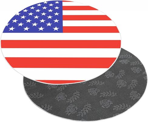 Round Mandala Rug for Living Room - Chair Mat for Hardwood Floor 48" W x 48" L - Round Office Chair Mat - Rolling Chair Mat for Hardwood - Circle Office Rug - Сarpet Chair Mats - (Red) in Saudi Arabia