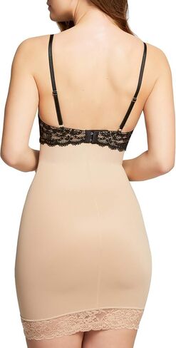 Montelle Women's Plus Size Strapless Shapewear Firm Tummy Control Waist Body Shaper Slip in Saudi Arabia