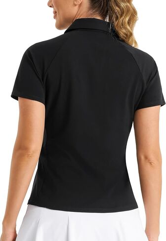 Stelle Womens V Neck Polo Golf Shirts Short Sleeve Collared Tennis Shirts Casual Tank Tops in Saudi Arabia