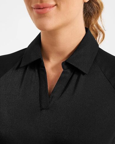 Stelle Womens V Neck Polo Golf Shirts Short Sleeve Collared Tennis Shirts Casual Tank Tops in Saudi Arabia