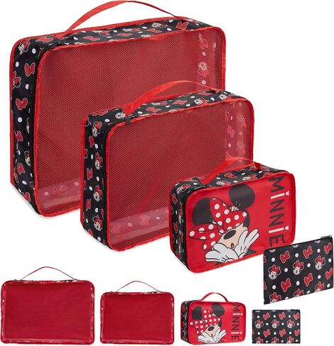Disney Packing Organisers, Packing Cubes for Suitcases Luggage, Wash Bag (Navy Stitch) in Saudi Arabia