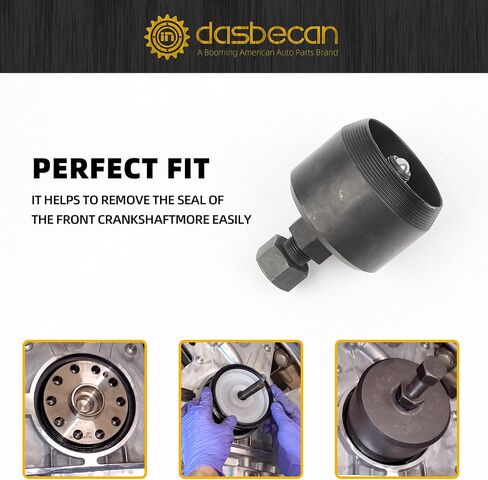 داسبيكان 303-1510 6.7L أداة إزالة ختم العمود المرفقي الأمامي متوافقة مع 6.7L Power Stroke Dlesel 2011-2021 Ford Super Duty F250 F350 F450 F550 /2016-2021 F650 F750 استبدال #Alt ST-152 in Saudi Arabia