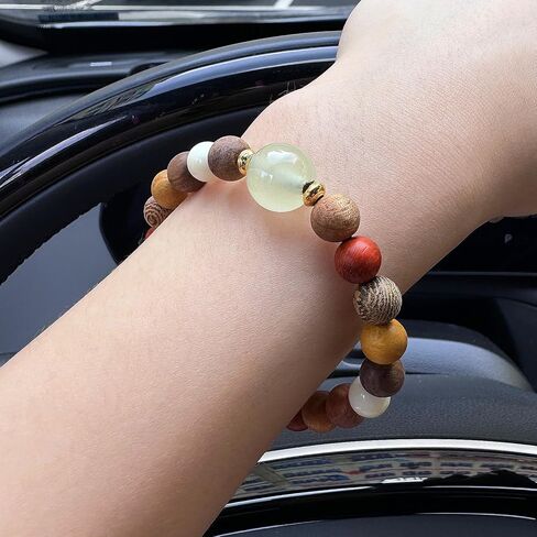 سوار خشبي مطرز للرجال والنساء أساور بوهيمية للنساء مجوهرات للرجال والنساء سوار مطاطي مطرز بالخشب in Kuwait