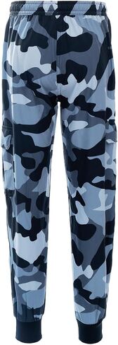 DEVOROPA Boys Joggers Lightweight Hiking Cargo Pants Water Resistant UPF 50+ Quick Dry Youth Kids Athletic Running Pants in Saudi Arabia