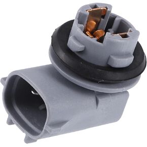 Motoforti Car Rear Bumper License Plate Light Bulb Socket, for Toyota Tacoma 2006-2007, Plastic, No.90075-60005, Gray