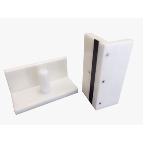 Standard 10 inch White Jogger Block 4 inch High 4x10 Paper Cutter Jogging Block