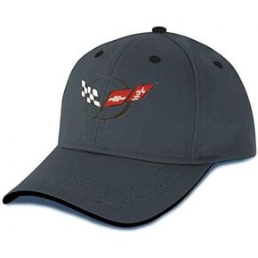1997-2004 C5 Corvette Hat Heritage Gray - Embroidered