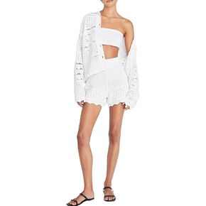 Club Monaco Women's Open Stitch Short