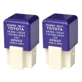 2Pcs 28300-10020 156700-0503 12VDC 4Pins Starter Relay
