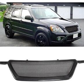 Front Grille For Honda CR-V 2005-2006 05-06 Sport Style CRV Grill Matte Black (FRP-Net A)