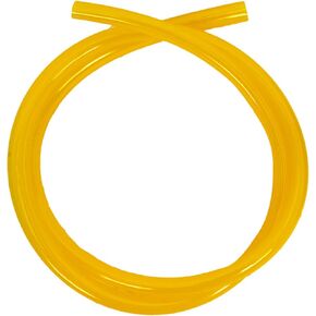 Outlaw Racing OR2095R Fuel Line Gas Hose Tube - 1/4" Inner Diameter - Compatible with Chainsaw, Motorcycle, ATV, Snowmobile & Jet Ski – Polyurethane Tubing - 3 ft Long Fuel Hose for Small Engine (Red)