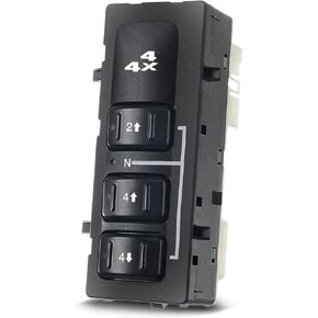 A-Premium 4WD Wheel Drive Transfer Case Selector Switch Replacement for Chevrolet Silverado Suburban Avalanche GMC Sierra 1500 2500 Tahoe Yukon