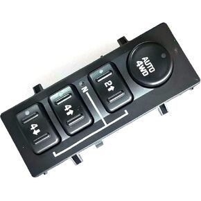 4WD Wheel Drive Switch 4x4 Transfer Case Button Compatible with Chevy Silverado, Chevrolet Suburban, Avalanche, Tahoe, GMC Yukon, Sierra 15136039,15164520,19259313