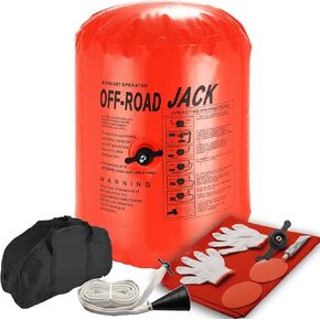 WAYSKA Exhaust Jack 4 Ton, Exhaust Air Jack 8800LBS, Inflatable Car Jack Off-Road Jack for Vehicle SUV Car Truck Rescue