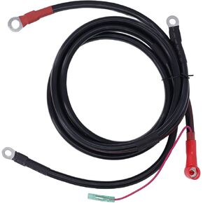 Outboard Engine Battery Cable Battery Cable Black 2M Pure Copper Battery Cable Replacement for Parsun Outboard Engine 15‑85HP