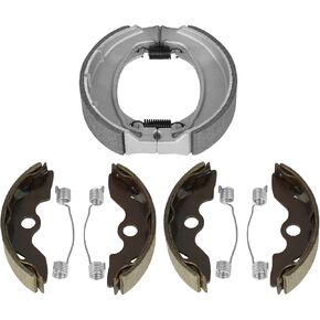 Youxmoto Front Rear Brake Shoes for Honda Recon TRX 250 TRX250 97 98 99 00 01 02 03 04 05 06 07 08 09 10 2011 2012 2013 2014 2015 2016 2017 2018 2019 2020 2021 Drum Brakes Shoes Pads