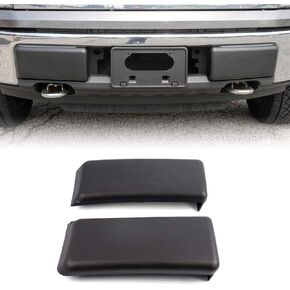 Front Bumper Guards Pads Insert Pair Compatible with Ford 2009-2014 F-150 F150 Insert Caps RH & LH Right and Left Black