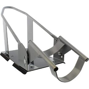 ABN Removable Trailer Wheel Chock – Universal Stopper Cradle Holder for Standard Motorcycle Bike Front Wheels