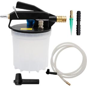 Vacuum Brake Bleeder, 2L Air Fluid Extractor Pump, Pneumatic Fluid Extractor Tool Kit with 40inch Long Silicon Hose for Auto Car Motorcycle Truck