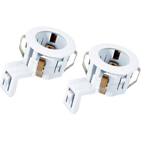 ACROPIX 89348-33060-A0 Car Rear Bumper Parking Sensor Retainer Fit for Toyota Sienna 2 Pcs White