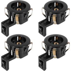 X AUTOHAUX 4pcs 89348-33060 Car Rear Bumper PDC Parking Sensor Retainer Holder for Toyota Sienna Sequoia for Lexus GX460 Black
