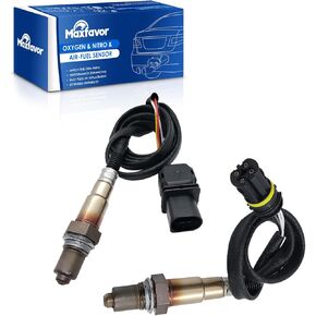 2Pcs Oxygen Sensor Upstream Downstream Replacement for BMW 128I 135I 323I 325I 328I 330I 335I 525I 528I 530I X3 X5 Z4 2006 2007 2008 2009 2010-2013 234-5138 234-4892 O2 Sensor