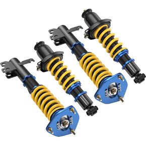 Height Adjustable Coilover Lowering Kit Compatible for 2003-2008 Toyota Corolla Suspension Coil Spring Strut Shocks (4pcs)