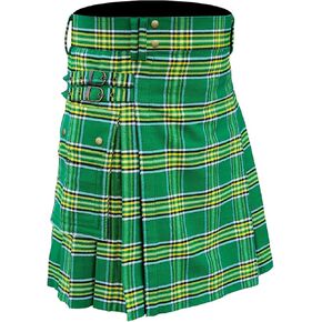 Scottish 16 OZ Tartan Kilt | Kilt for Men | Scottish Kilt | Modern Kilt | Men's Utility Kilt Multiple Tartan Colors