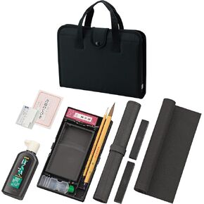 Kuretake GA570-12 Calligraphy Set, GA-570S, Black, Hard Type