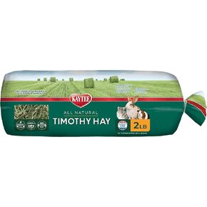Kaytee All Natural Timothy Hay for Guinea Pigs, Rabbits & Other Small Animals, 12 Pound