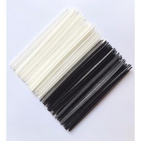 KDYOFNI 4000PCS Mini Stitch Fasteners, Quick Clothing Fixer, 0.18 Inch Plastic Fasteners for Micro Tagging Gun, Handheld Sewing Machine, Clothes(Black & White Each 2000pcs)