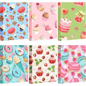 6 Pcs Stretchable Book Covers up to 9 x 11 Inches Nylon Fabric Jumbo Book Sleeves Washable Durable Reusable Cover Protector for Hardcover Textbooks Notebook(Balls)